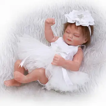 10 Polegadas Mini Princesa Boneca Brinquedo 26cm Cheia de Silicone Garota Vinil Renascer Bebês Boneca de Brinquedos Para Crianças Vivo Bebe Menina Criança boneca.