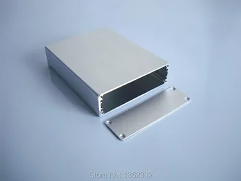 10 pcs/lote 79*24*100mm Prateado injetado gabinete de alumínio 6063-T5 projeto de caixa para caixa da fonte de alimentação DIY jucntion interruptor de caso
