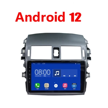 Android 12 auto-Rádio Multimédia Player GPS Navi Para Toyota Corolla E140 E150 2006-2013 2 din de vídeo do carro Autoaudio Unidade de Cabeça