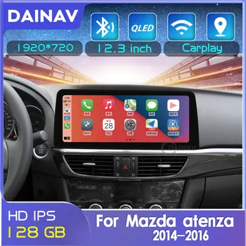 12.3 polegadas Carro Receptor Estéreo De 2 Din Android Para Mazda atenza 2014 2015 2016 auto-Rádio, leitor de DVD Multimídia GPS de Navegação