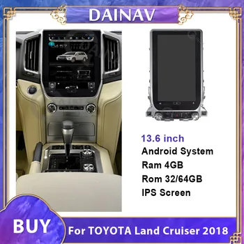 Carro autoradio Leitor Multimídia-TOYOTA Land Cruiser de 2018, um carro GPS de navegação android rádio, leitor de DVD