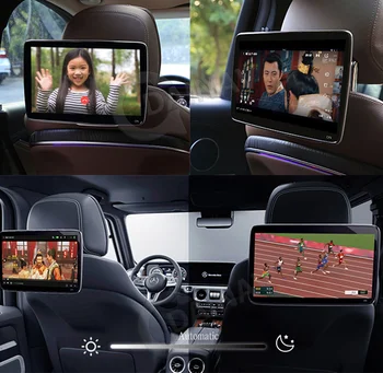 13.3 polegadas 2021 Android 10.0 Sistema do carro da Tela de monitor encosto de cabeça Para a Mercedes-Benz 4K HD de Reprodução de carro do assento traseiro de vídeo