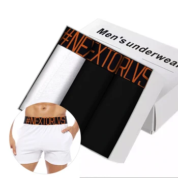 Multipack de Verão Sólida, Seca Rápido, Sexy Tecido de Algodão Exterior Shorts de Pijama Fino Solto Masculino Casual Calças dos Homens da Casa de Cueca