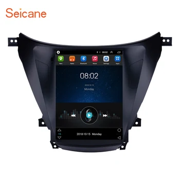 Seicane auto-Rádio Multimédia Player de Vídeo de Navegação GPS Android 9.1 Para 2012 2013 2014 Hyundai Avante Elantra com Wifi AUX