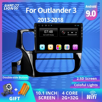 2din Android 10.0 Rádio do Carro Mitsubishi Outlander 3 GF0W GG0W 2012-2018 4G Carplay Carro Multimídia 2din Autoradio de Navegação