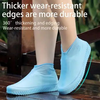 S/m/l Reutilizáveis de Látex Impermeável de Chuva, Sapatos de Cobre anti-Derrapante 1 Galochas de Chuva de Inicialização Acessórios Sapatos de Borracha Par R8z3