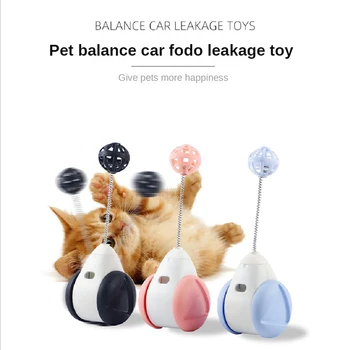 Copo de Swing Brinquedos para Gatos Gatinho Interativo Equilíbrio do Carro Gato que Persegue o Brinquedo com Bell Ball Mordida Resistente Engraçado Produtos para animais de Estimação