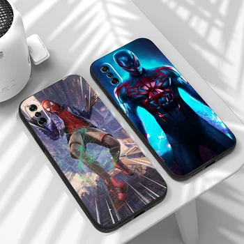 Marvel Homem Aranha Caso De Telefone Xiaomi Nota 10 Pro Lite 10 10 Pro Lite 11 Pro Lite Ultra Shell de TPU Smartphone de Protecção de Volta