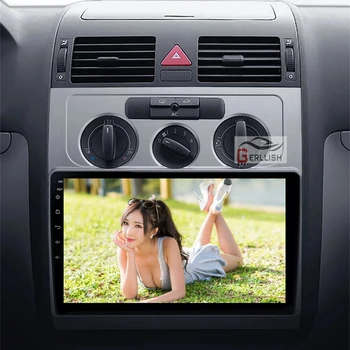 Gerllish Multimídia de dvd do Carro com GPS, Rádio com leitor de vídeo navegador do Android para a Volkswagen Touran 1 2003-2010