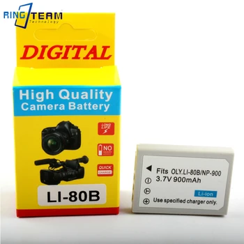 NP-900 / Li-80B Digital Bateria para Câmeras VIVITAR ViviCam 3830 3945S 5340s VOIGTLANDER Virtus D4 D5 ...