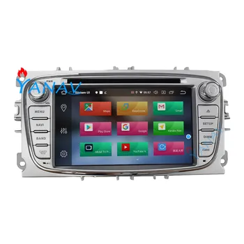 2 DIN Android auto-rádio receptor estéreo para-Ford-Focus/S-Max/Mondeo-9/Galaxy C-Max 2007-2011 de áudio para carro multimídia GPS de navegação