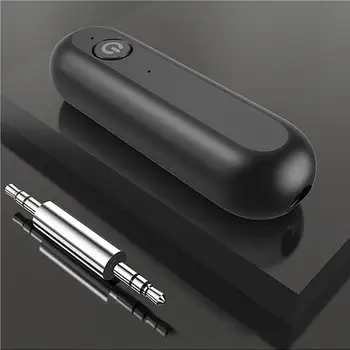 2 Em 1 sem Fio Bluetooth-compatible5 0 Receptor de Carro de Adaptador de Áudio Aux Automático USB Adaptador de 3 a 5mm Jack Carro para Casa-Escola