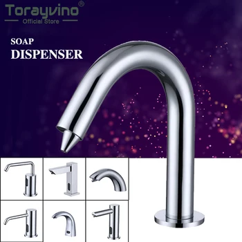 Torayvino Sensor Anti-Séptico De Mão Shampoo Detergente Saboneteira Automática Toque Líquido Para Cozinha Casa De Banho