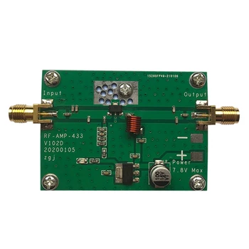 QUENTE-400-460Mhz 433Mhz 8W de Potência de RF Amplificador de Bordo de Alta Freqüência do Amplificador de Potência Módulo de Potência Digital Amplificado