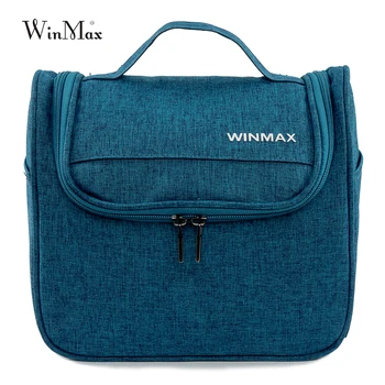 Winmax Marca Homens Grandes Impermeável bolsa de Maquiagem Viagens de Beleza das Mulheres Saco Cosmético Necessidades Organizador Caso de lavagem Necessaire