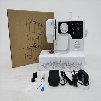Área de trabalho em casa multi-função mini máquina de costura elétrica de uso Doméstico de espessura de costura de casas de DIY máquina de costura