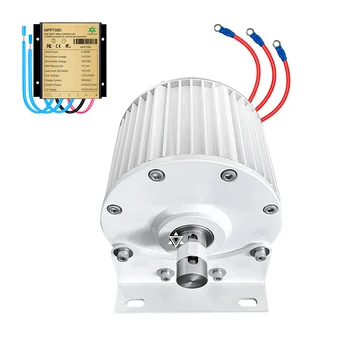 800W de 12V ou 24V ou 48V Gerador de Íman Permanente AC Alternador 500r/m para Vertical ou Horizontal Turbina de Vento