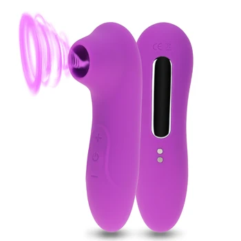 7 Modos de Clitóris Mamilo Chupar o Vibrador Magnético Recarregável Clítoris Otário Vagina Estimulador Oral, Lambendo Brinquedos Sexuais para as Mulheres