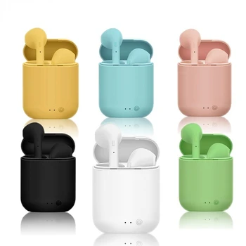 Mini-2 Tws Bluetooth 5.0 Fone de ouvido sem Fio Fone de ouvido com Microfone Caixa de Carregamento Mini Fones de Esportes Fones de ouvido para Smartphone Novo i7s