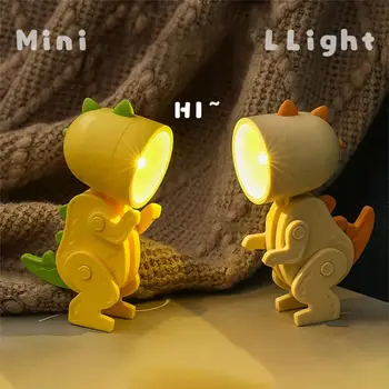 Mini Noite do DIODO emissor de Luz do Livro de Luzes Crianças Estudante de Presente de desenhos animados Dobrável TableLamp Proteção para os Olhos Candeeiros de Iluminação