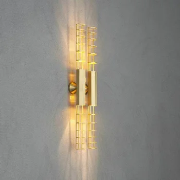 nórdicos conduziu a pedra da parede do diodo emissor de luz de quarto de parede de luz luzes do lustre ao lado da lâmpada