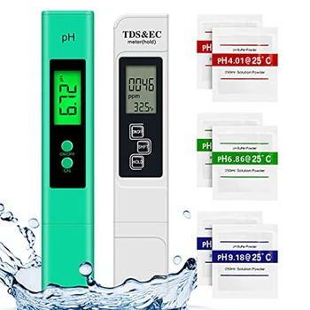 Medidor de PH Digital, o PH E a TDS Medidor de Combinação de PH,TDS CE e Temperatura 4In1 Qualidade da Água Testador,de Alta Precisão PH da Água Testador