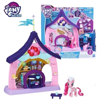 Hasbro My Little Pony Pinkie Pie Figura Duplo Jogo De Música Para Festa De Castelo De Cozinha Da Casa Do Jogo, O Modelo De Cozinha Brinquedos De Meninas, Presente De Aniversário