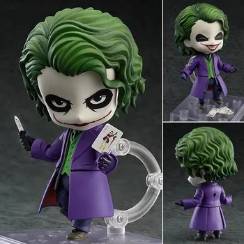 Joker Figuras Q O Cavaleiro das Trevas Pintada a Figura do Vilão Edição Brincalhão Boneca de PVC Figura de Ação Colecionáveis Modelo de Brinquedo 10cm