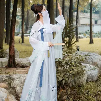 2019 Novo Hanfu Nacional Chinês Antigo Traje de Mulheres Chinesas Hanfu Roupas de Senhora Chinesa Fase Desempenho Tang Terno DWY1151