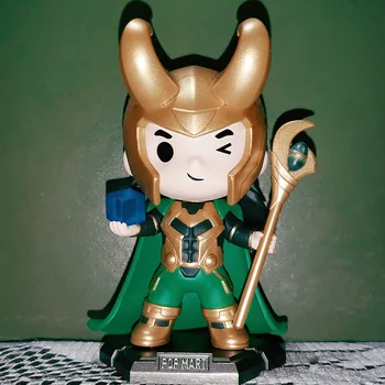 Disney Maravilhas Vingadores Endgame Loki Figura De Ação Bonecas Brinquedos Da Disney Popmart Loki Figuras A Decoração Do Carro Modelo De Presentes