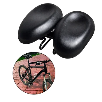 Duplo Almofada Ajustável Moto Selas Acolchoado Multi-função Fácil de Assento de Bicicleta Sela Capa de Almofada