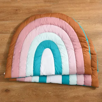 Arco-íris Macio Tapete para Quarto de Crianças Nórdicos Bebê Rastreamento de Tapetes de Casa, Quarto de Decoração de Sala de estar carpetes e Tapetes