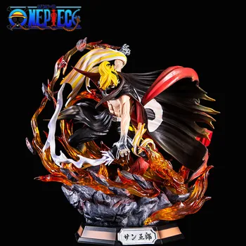Anime One Piece Gk Tian Hitomi Sanji Duplo Escultura Da Cabeça Brilhante Estátua Boneca Coleção De Souvenirs Modelo De Brinquedo De Presente De Aniversário Para Crianças