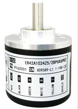 Novo ER42A1024Z5 / 28P6X6PR2 eltra rotary encoder de eixo de diâmetro de 6mm sólido eixo