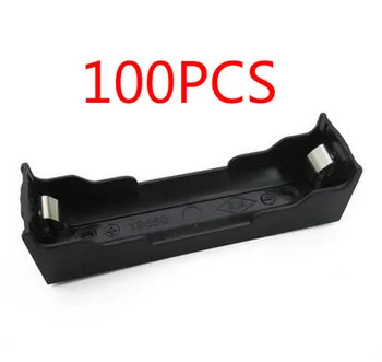 100PCS Suporte para Bateria 18650 Bateria de Plástico Titular Caso de Armazenamento de Caixa de 1*18650 Titular 3,7 V