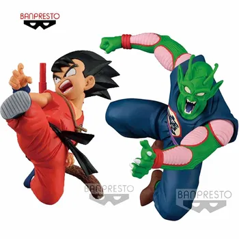 Estoque Original Genuíno BANPRESTO Piccolo, Goku Sangoku COINCIDIR com os TOMADORES de DRAGON BALL 10CM de PVC Ação Anime Figura de Modelo de Brinquedos Boneca de Presente