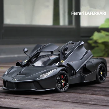 1:32 Ferrari Laferrari Liga de Desportos de Modelo de Carro Diecasts de Metal Veículos de Brinquedo de Carro de Modelo de Simulação de Alta Luz e Som Presentes Crianças
