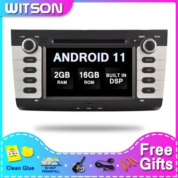 WITSON DSP 2GB 16 2Din Android 11 Car Multimedia Player Para SUZUKI SWIFT Rádio de Áudio em seu GPS Glon