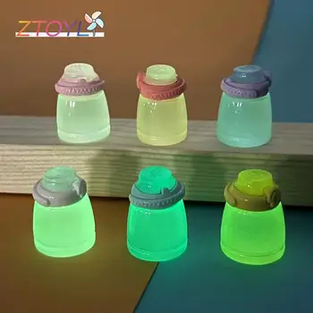 Mini Simulação Urso Copo de Água Pequeno Frasco Bonito Alimentos, Brinquedos de uma Loja de Conveniência de Brinquedo Acessórios DIY Creme de Goma Caso de Telefone