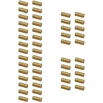 50 pcs Mini Barras de Ouro, Modelo Mini Falso Tijolo de Ouro em Miniatura da barra de Ouro