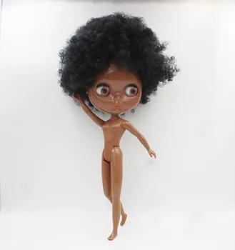 Frete grátis grande desconto RBL-622 DIY Nude Blyth boneca de presente de aniversário para menina 4colour grande olho de boneca com o Cabelo bonito brinquedo bonito