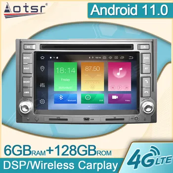 6+128G Android 11.0 Para Hyundai H1 CP 2007 2008 2009 - 2015 auto-Rádio Multimédia GPS Navi Player de Vídeo Carplay de DVD Unidade de Cabeça DPS